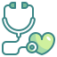 external stethoscope-medical-wanicon-two-tone-wanicon icon