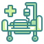 external stretcher-medical-wanicon-two-tone-wanicon icon