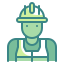 external worker-labor-wanicon-two-tone-wanicon icon