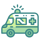 external ambulance-hospital-wanicon-two-tone-wanicon icon