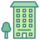 external apartment-building-wanicon-two-tone-wanicon icon