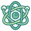 external atom-laboratory-wanicon-two-tone-wanicon icon