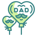 external balloon-fathers-day-wanicon-two-tone-wanicon icon