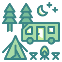 external camping-free-time-wanicon-two-tone-wanicon icon