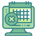 external cancel-calendar-and-dates-wanicon-two-tone-wanicon icon