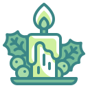 external candle-christmas-day-wanicon-two-tone-wanicon icon
