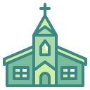 external church-building-wanicon-two-tone-wanicon icon