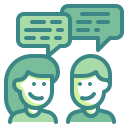 external conversation-friendship-wanicon-two-tone-wanicon icon