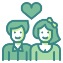 external couple-love-wanicon-two-tone-wanicon icon