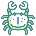 external crab-tropical-wanicon-two-tone-wanicon icon