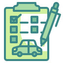 external document-car-service-wanicon-two-tone-wanicon icon
