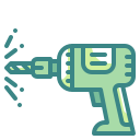 external drill-labour-day-wanicon-two-tone-wanicon icon