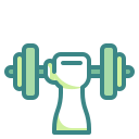 external dumbell-healthy-wanicon-two-tone-wanicon icon