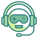 external headphone-video-game-wanicon-two-tone-wanicon icon