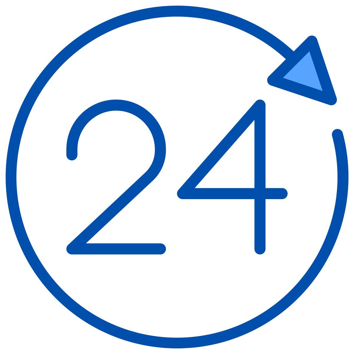 24 hours icon