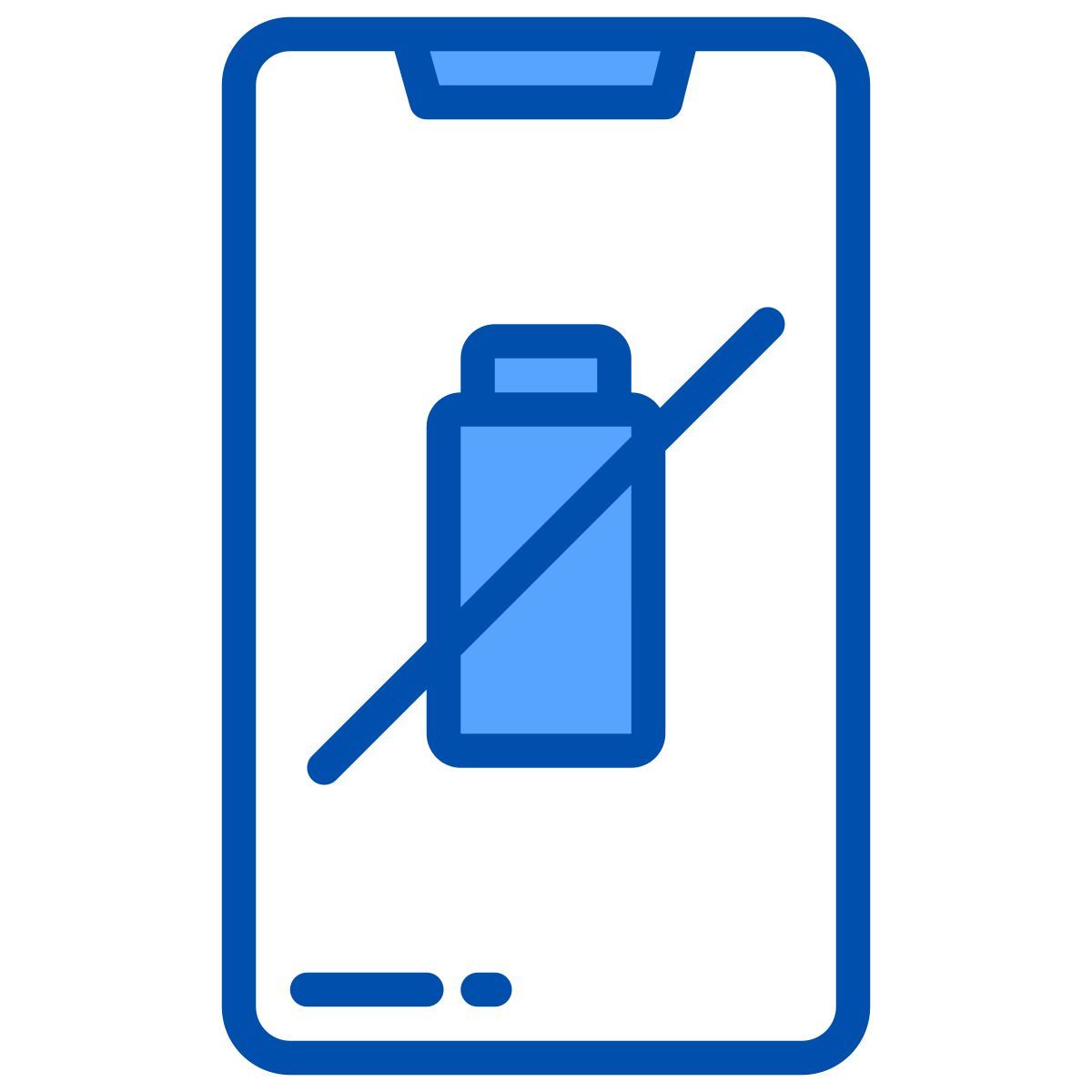 niedriger batteriestand icon