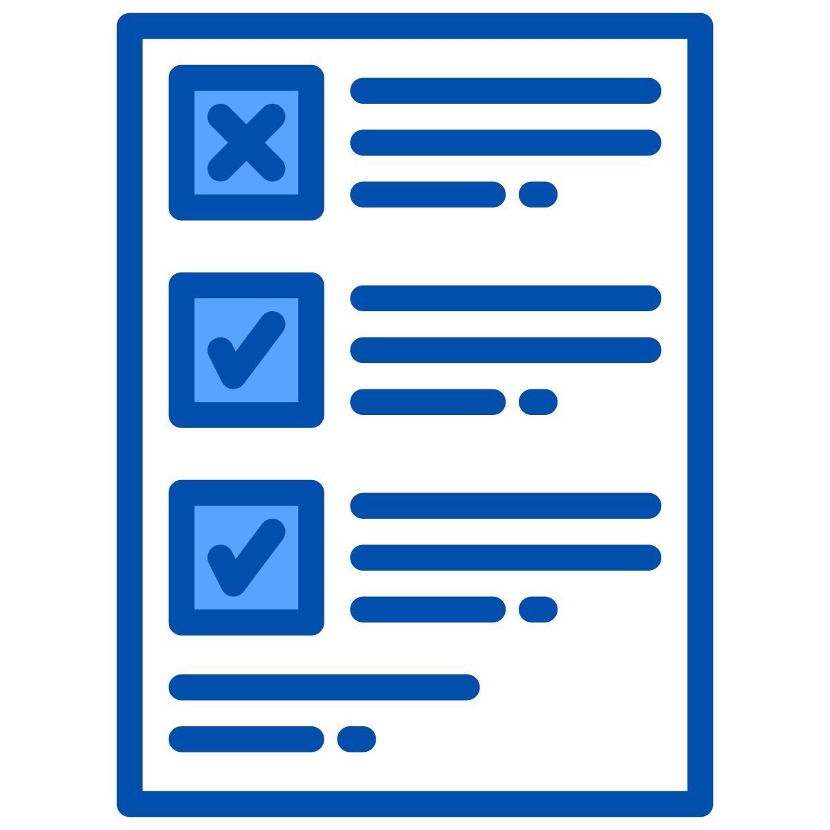 lista de verificação icon