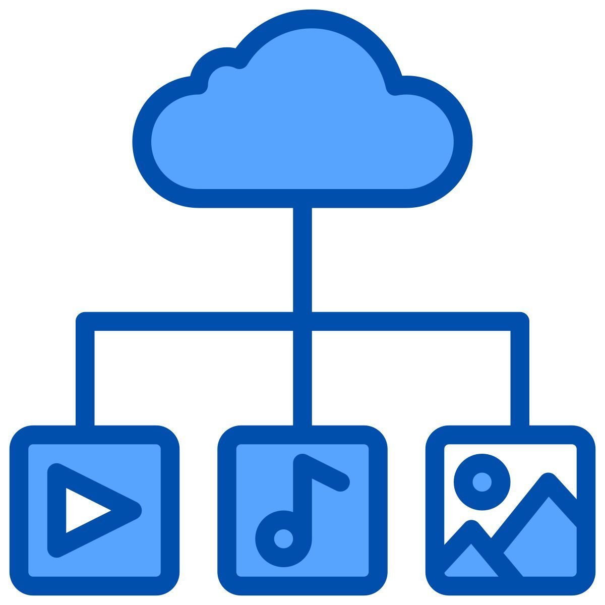 cloud folders icon