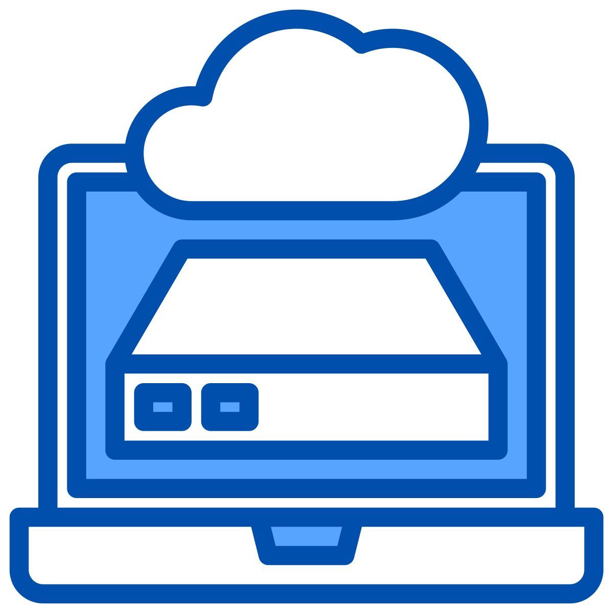 cloud data icon
