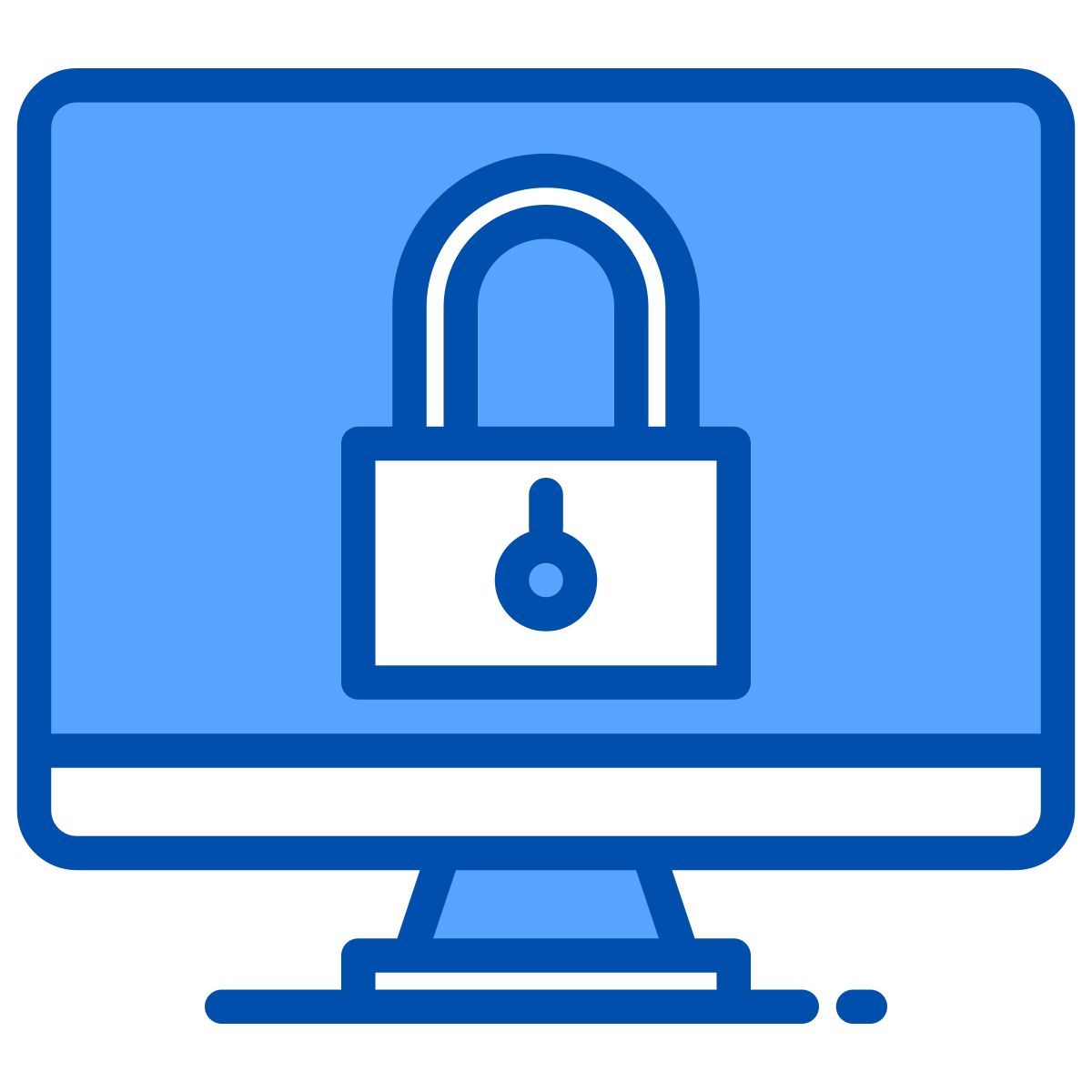 computer bloccato icon