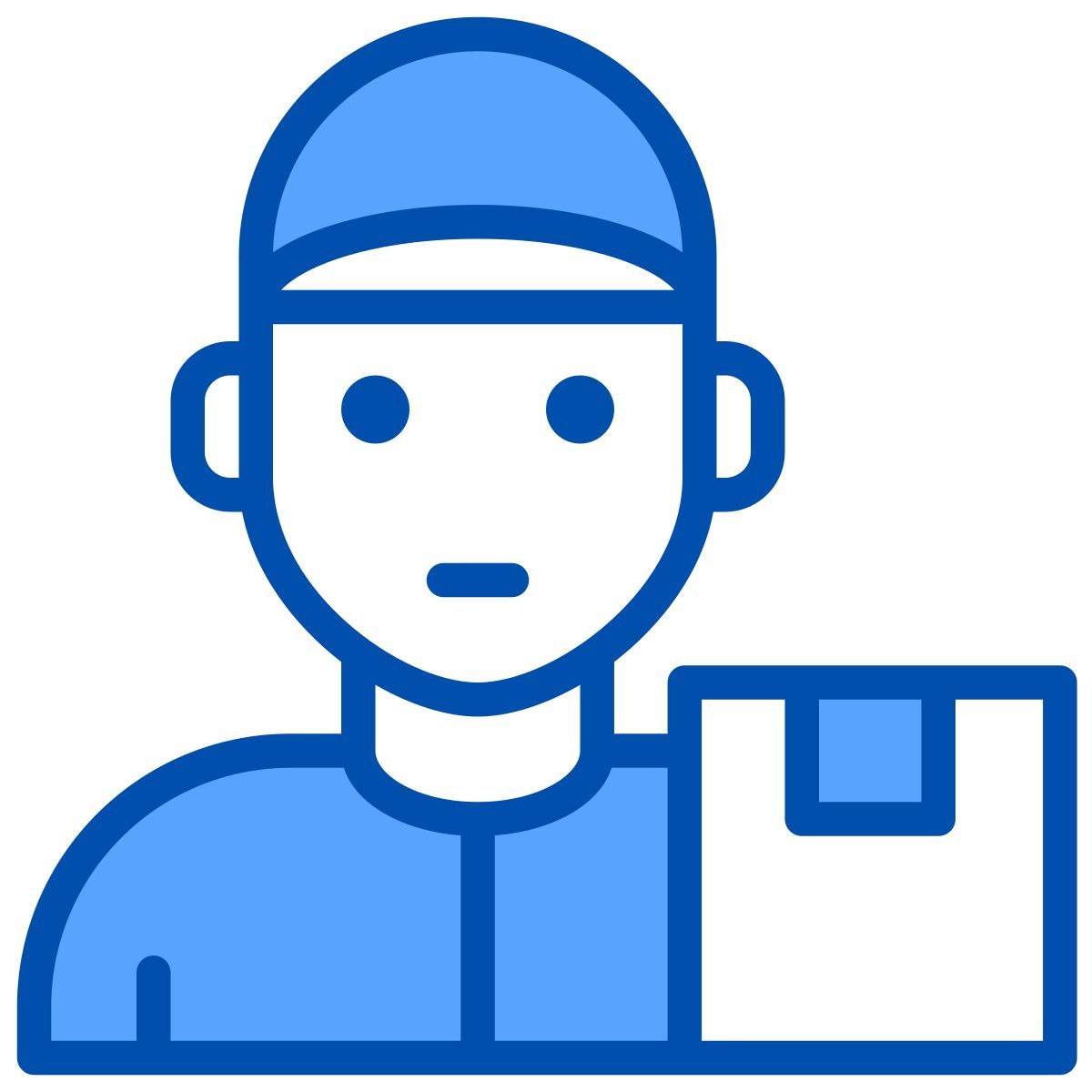 delivery man icon