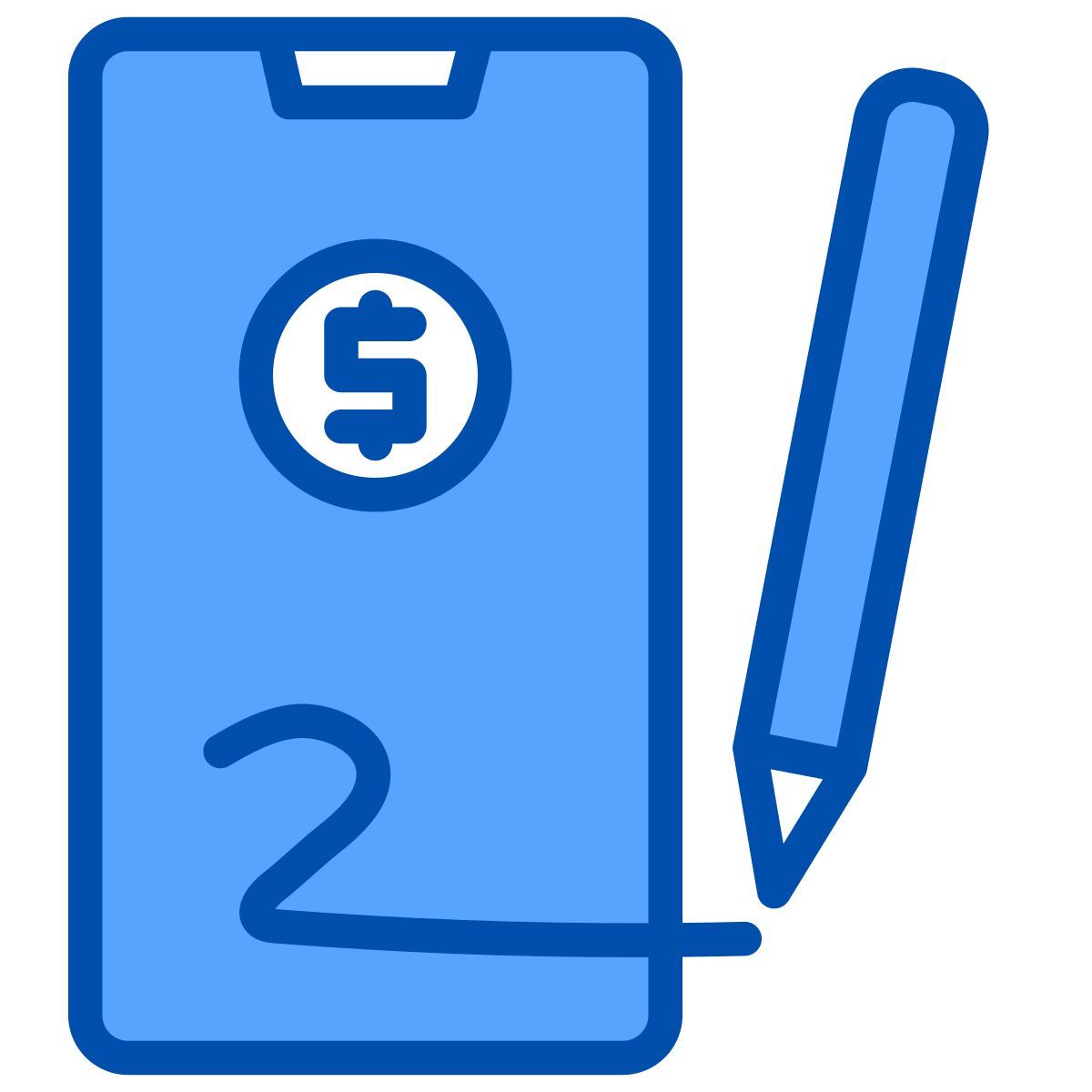 electronic signature icon