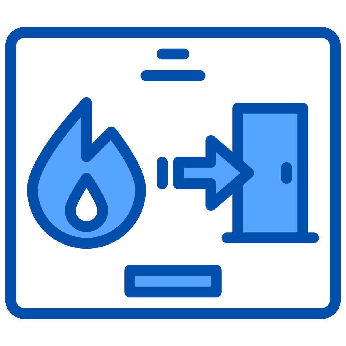 fire exit icon
