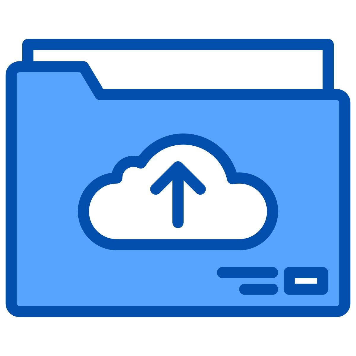 cloud folder icon