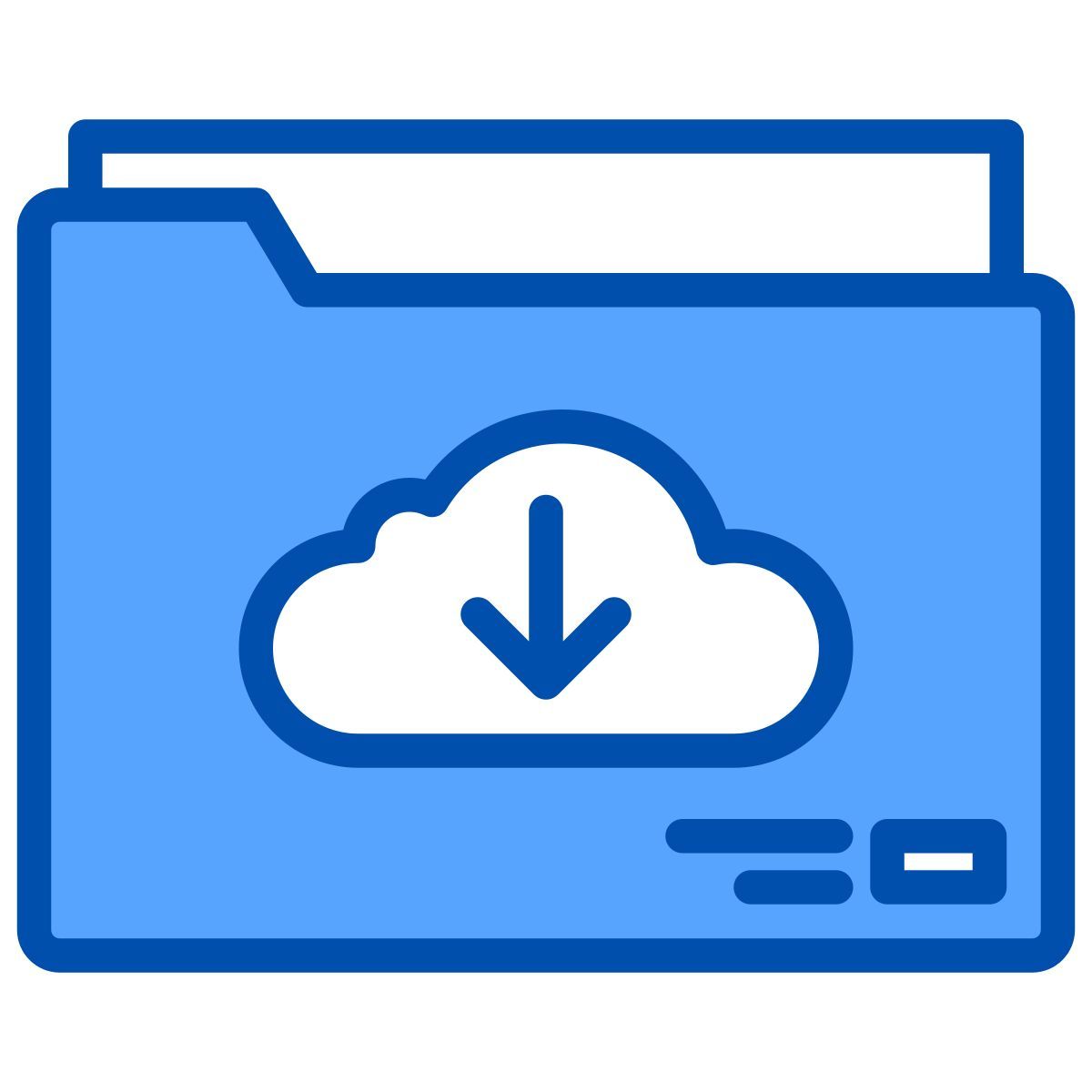 cloud folder icon