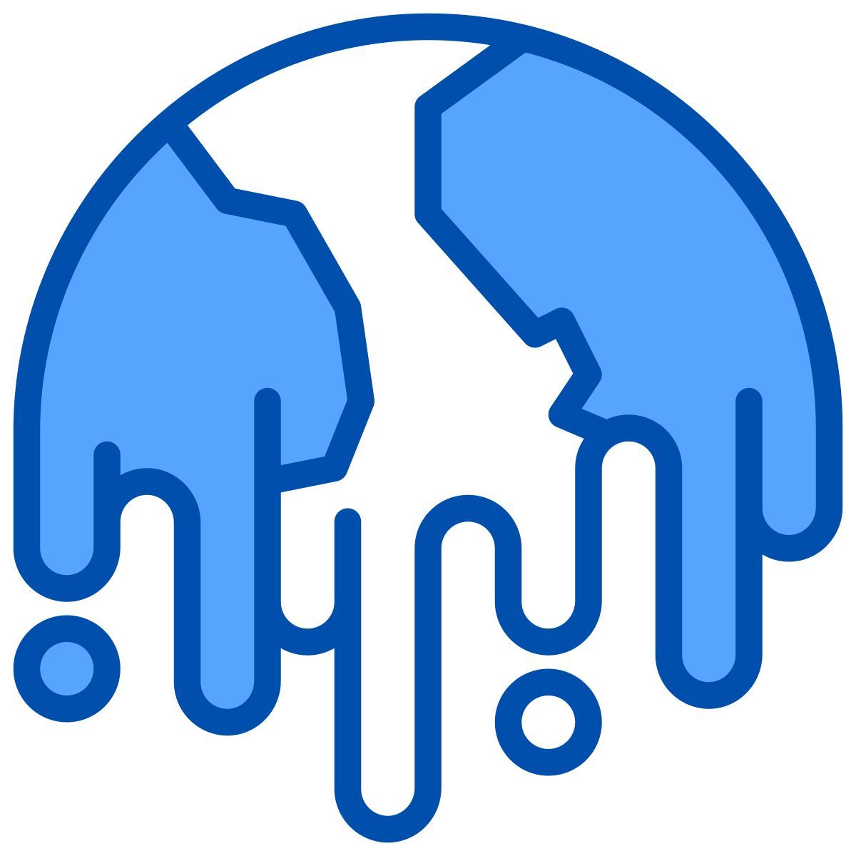global warming icon