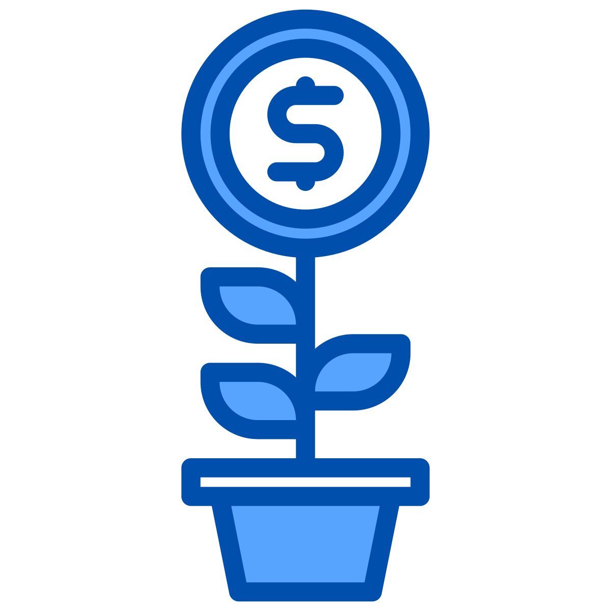 financial growth icon