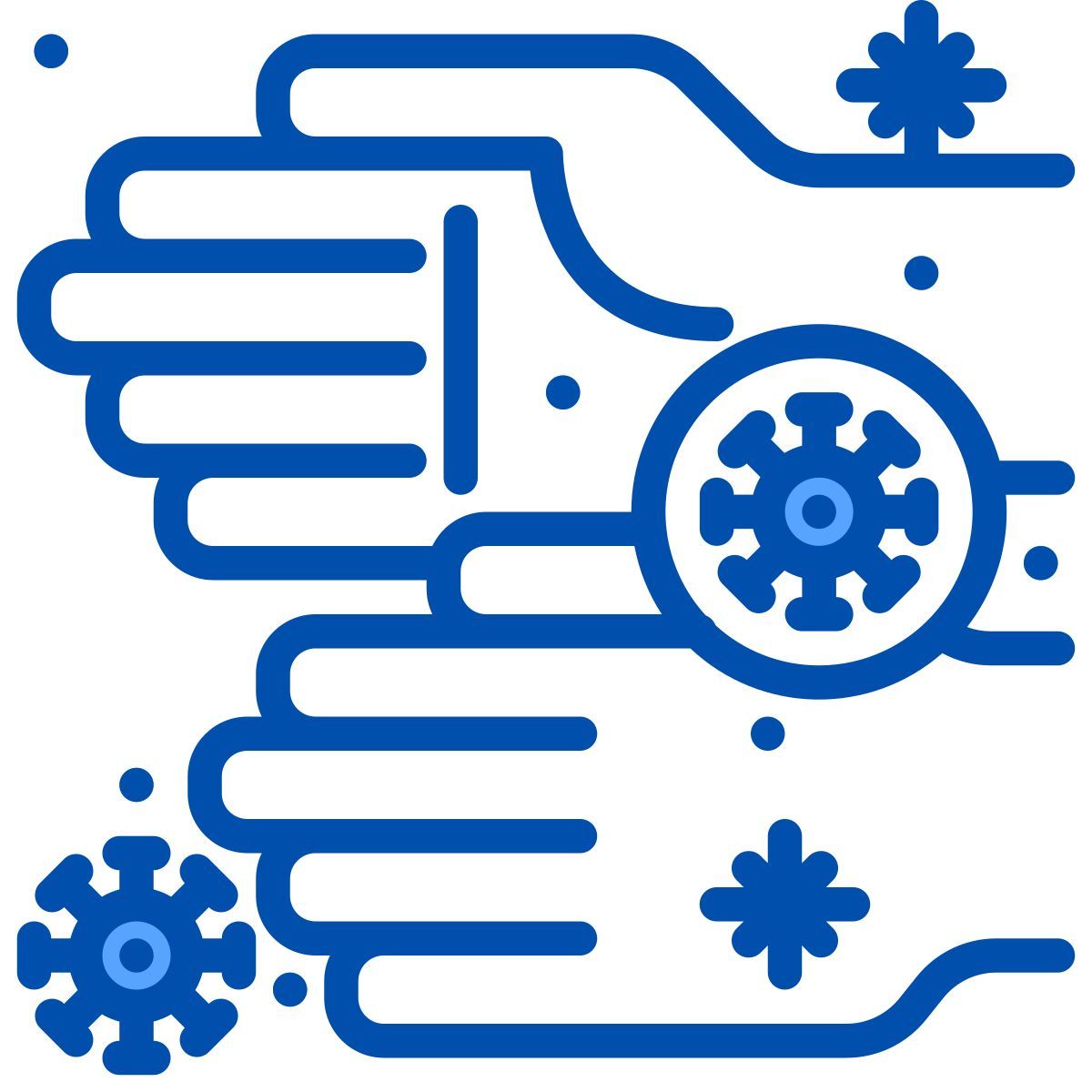 virus transmission icon
