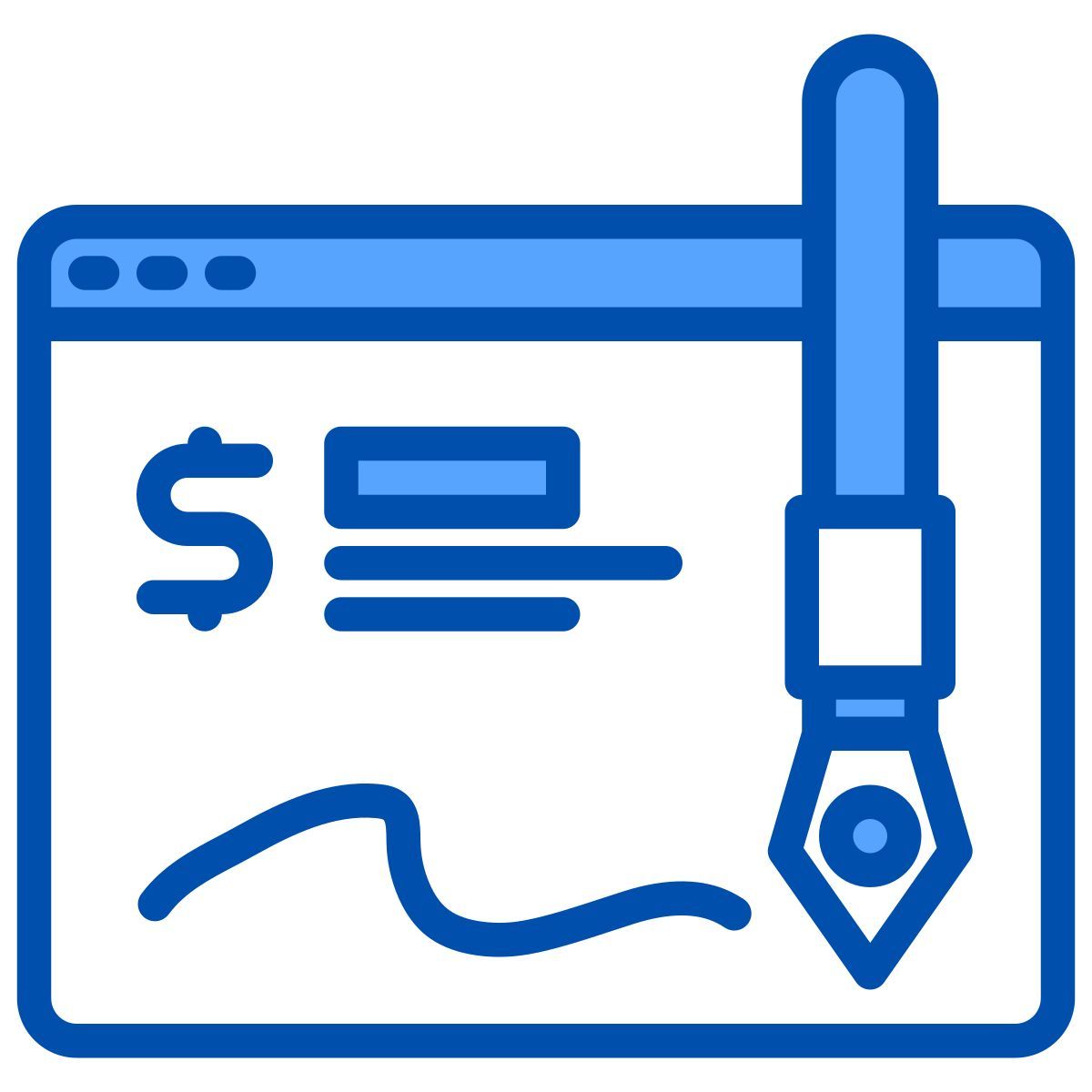 cheque icon