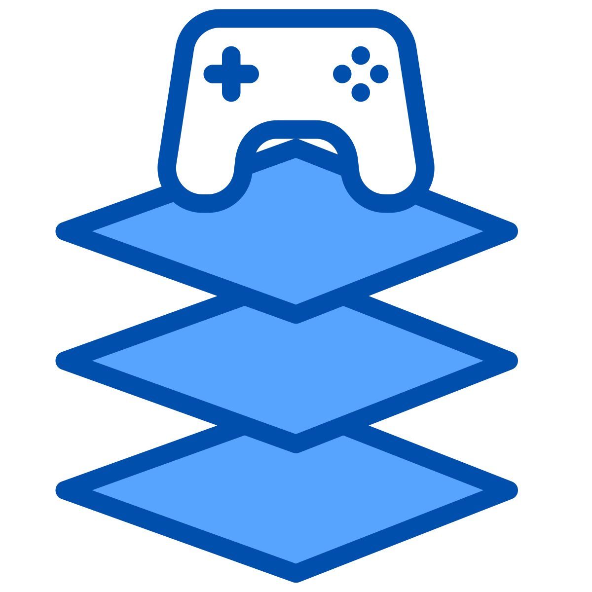 external layer game development xnimrodx blue xnimrodx icon