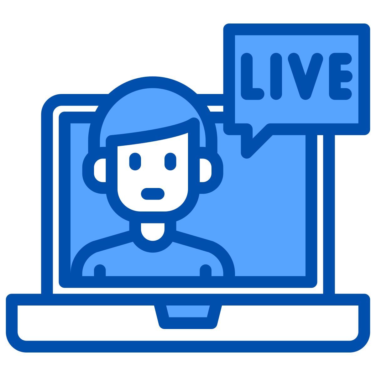 live streaming icon