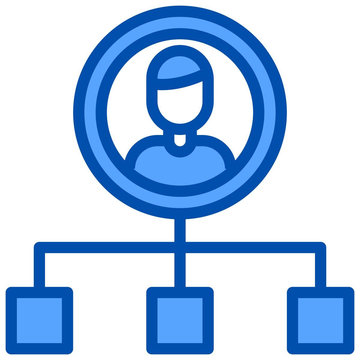 administración de explotación comercial icon