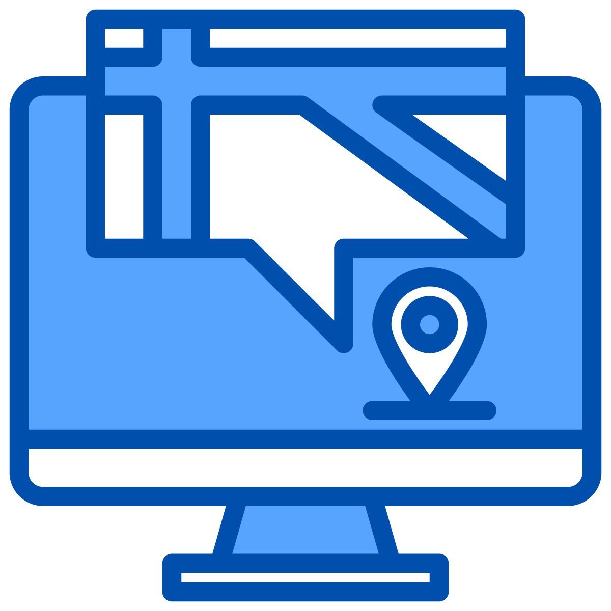 online map icon