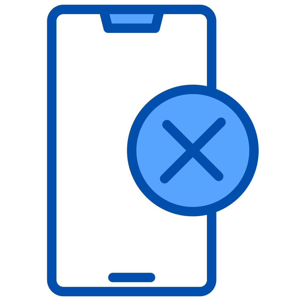 Sin teléfonos icon