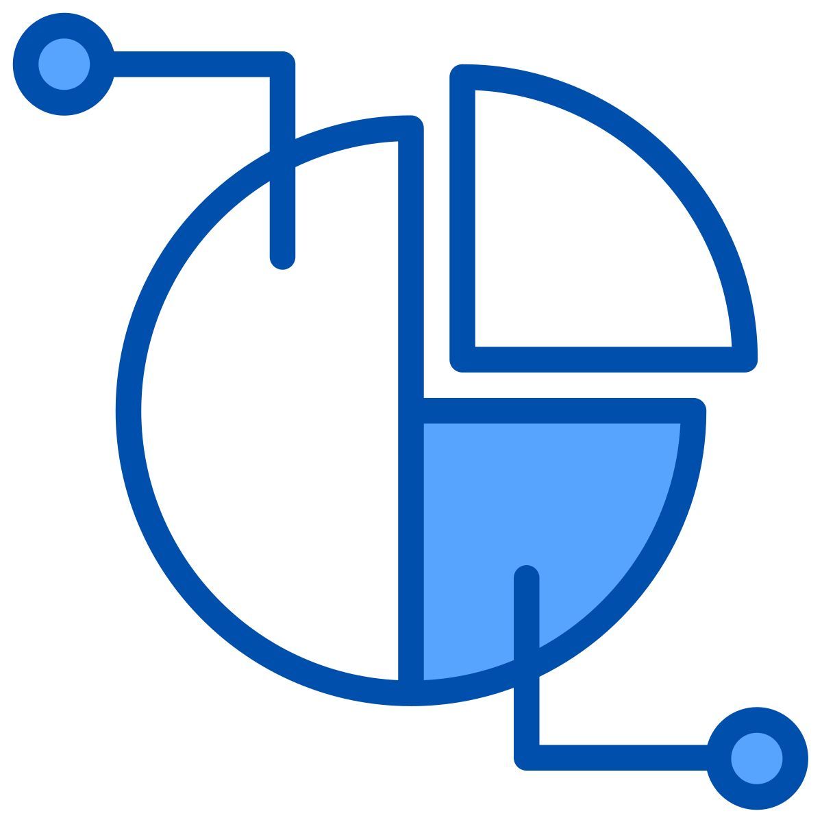 gráfico circular icon