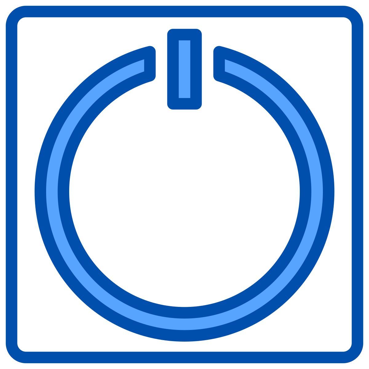 pulsante di accensione icon