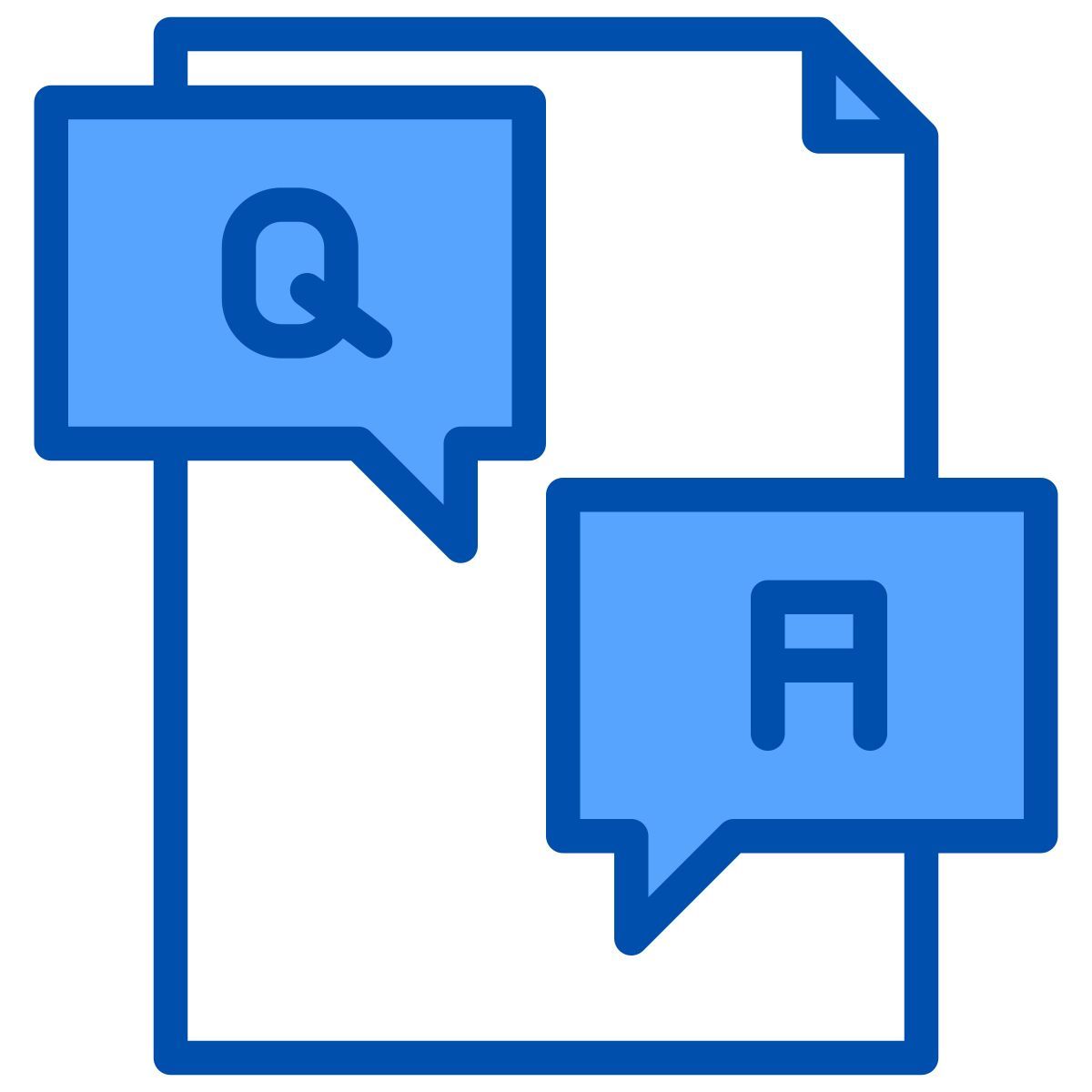 question and answer icon