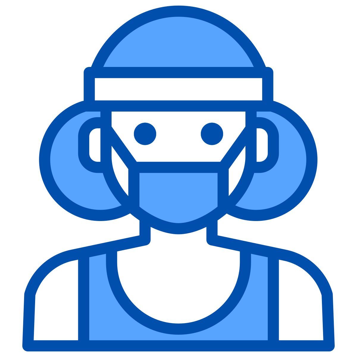 maschera corridore esterno avatar xnimrodx blu xnimrodx icon