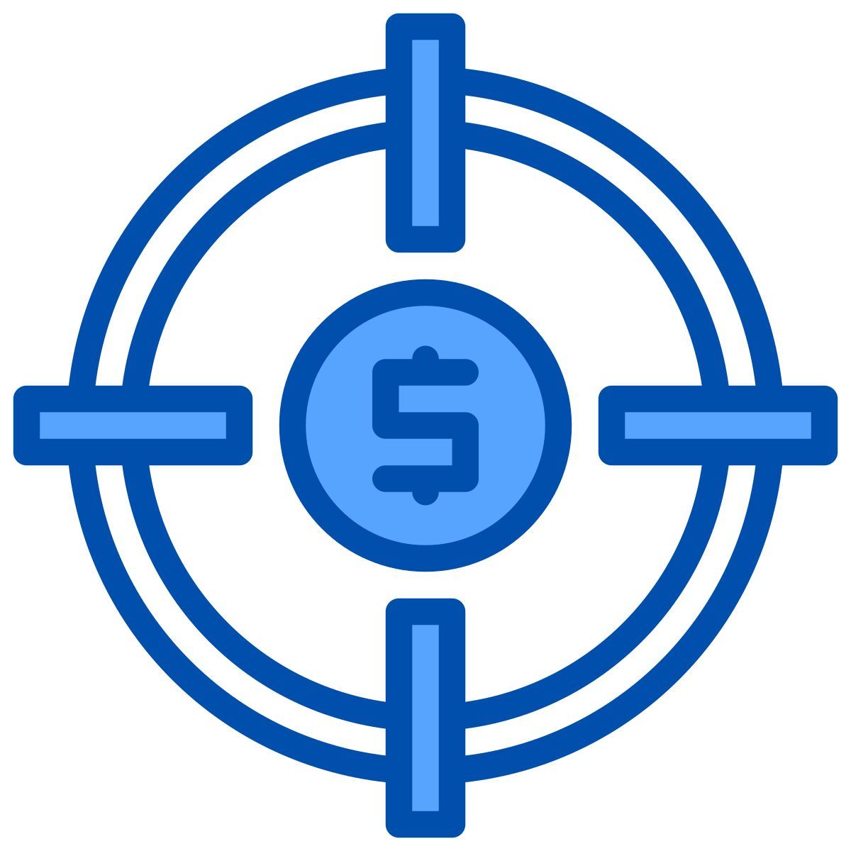 financial target icon