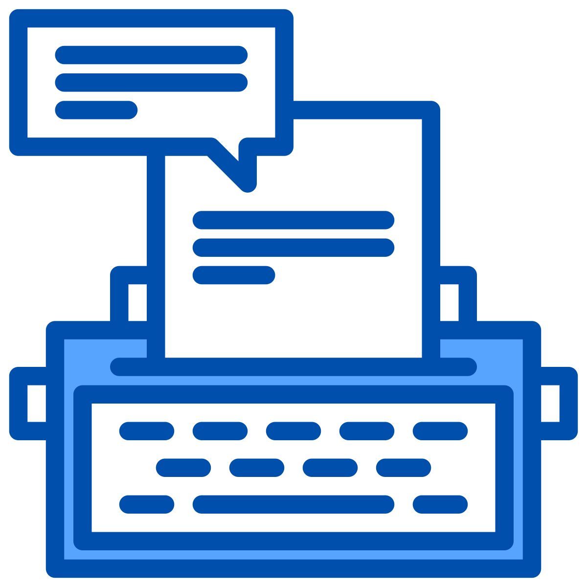 typewriter icon