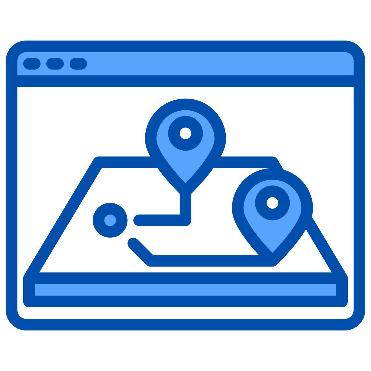 online map icon