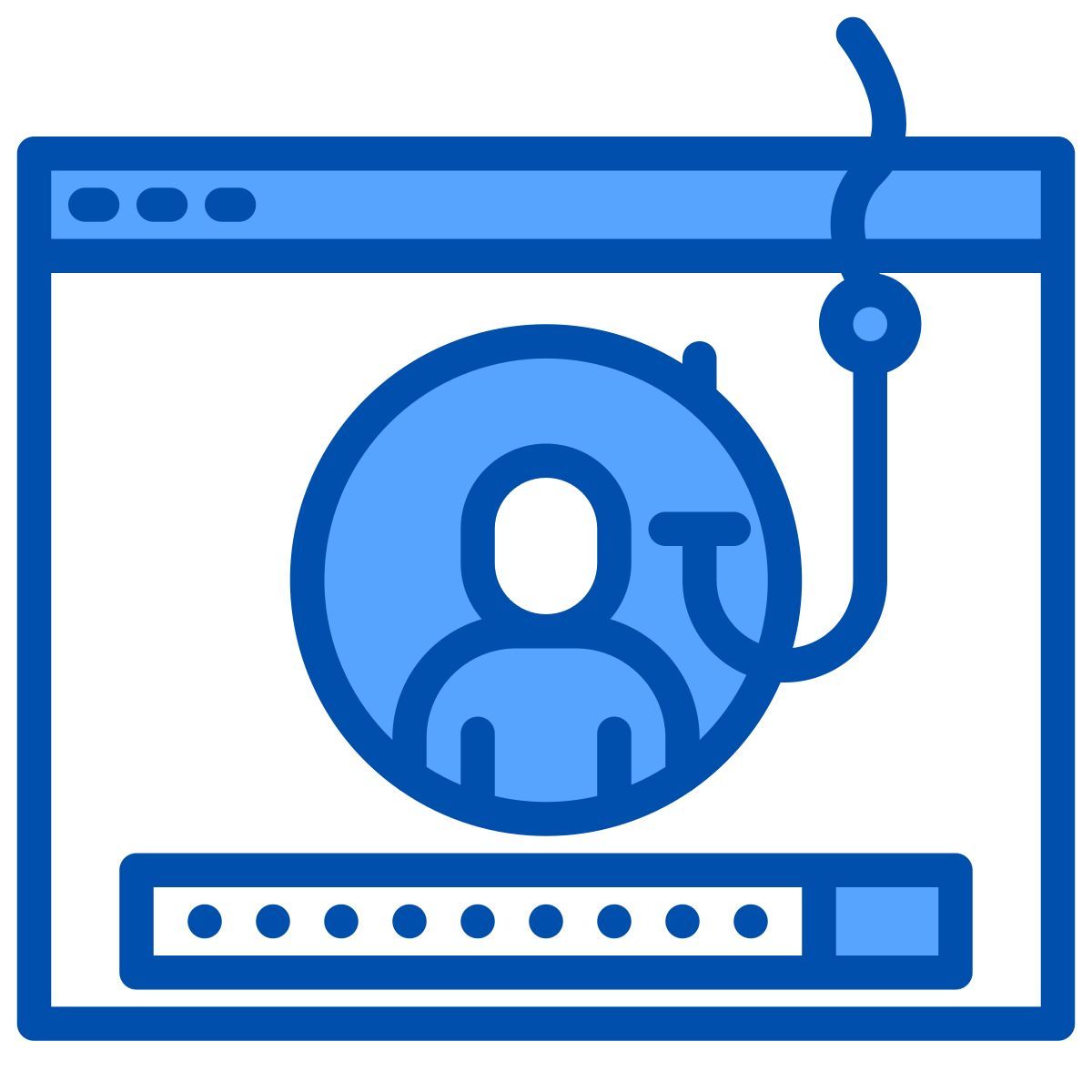 phishing attack icon