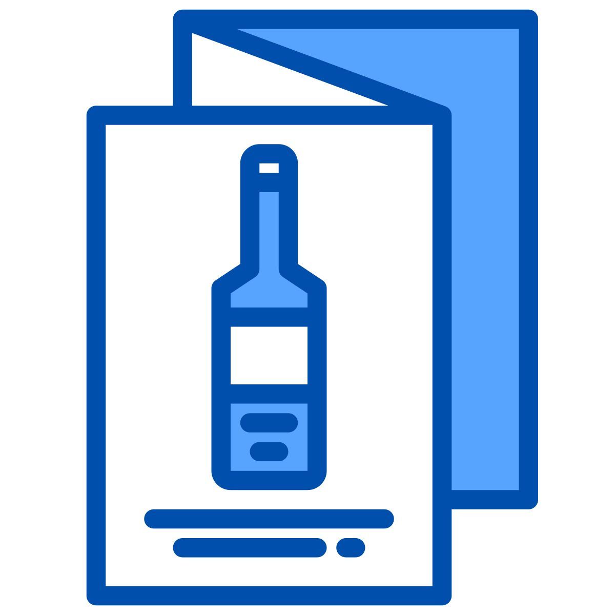wine menu icon