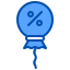 external balloon-black-friday-xnimrodx-blue-xnimrodx-3 icon