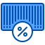 external barcode-black-friday-xnimrodx-blue-xnimrodx-2 icon