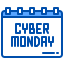external calendar-cyber-monday-xnimrodx-blue-xnimrodx-3 icon